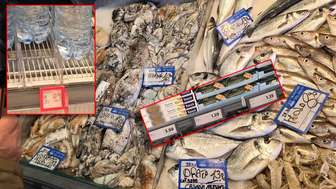 Bili smo u Trstu na peškariji, po dućanima i u restoranima - Flaširana voda je 6 puta jeftinija! Evo cijena ribe i osnovnih namirnica