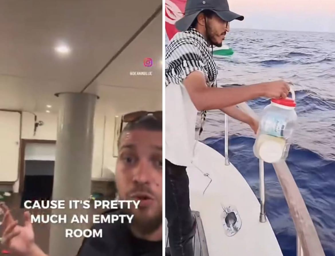 VIDEO Izraelci tvrde da nijedan brod nije prevozio humanitarnu pomoć, no članovi posada u flotili su je bacili u more da dopluta do Gaze...