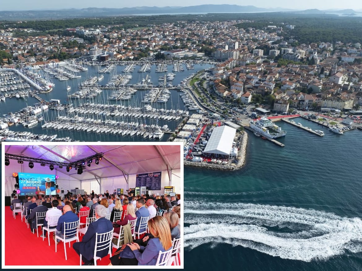 FOTO U Marini Kornati Ilirije d.d. Biograd na Moru otvoren 27. nautički sajam Biograd Boat Show