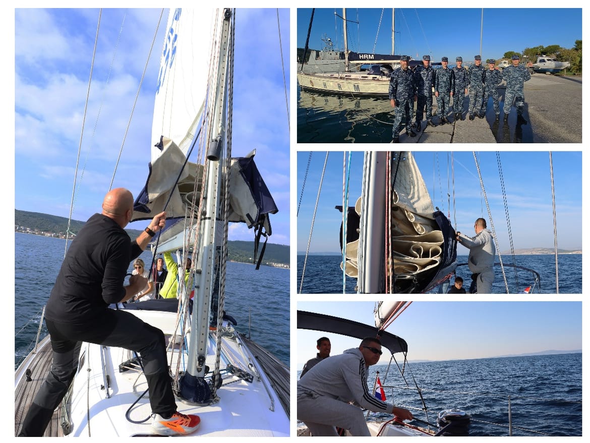 U Središtu za obuku HRM-a vojnici učili jedriti