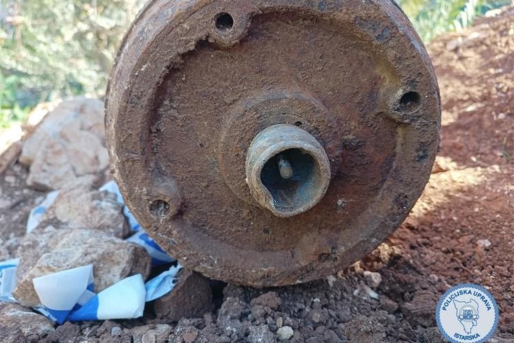 Na istarskom gradilištu pronađena avionska bomba