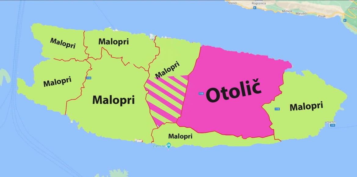 ŠIRI SE ZANIMLJIVA KARTA BRAČA Dijalektalna tajna otoka: Gdje se skriva "Otolič", a gdje "Malopri"?