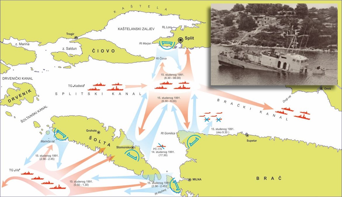 Povijesna pobjeda u Splitskom kanalu: Kako je HRM nadmudrila nadmoćnu JRM i oslobodila Jadran