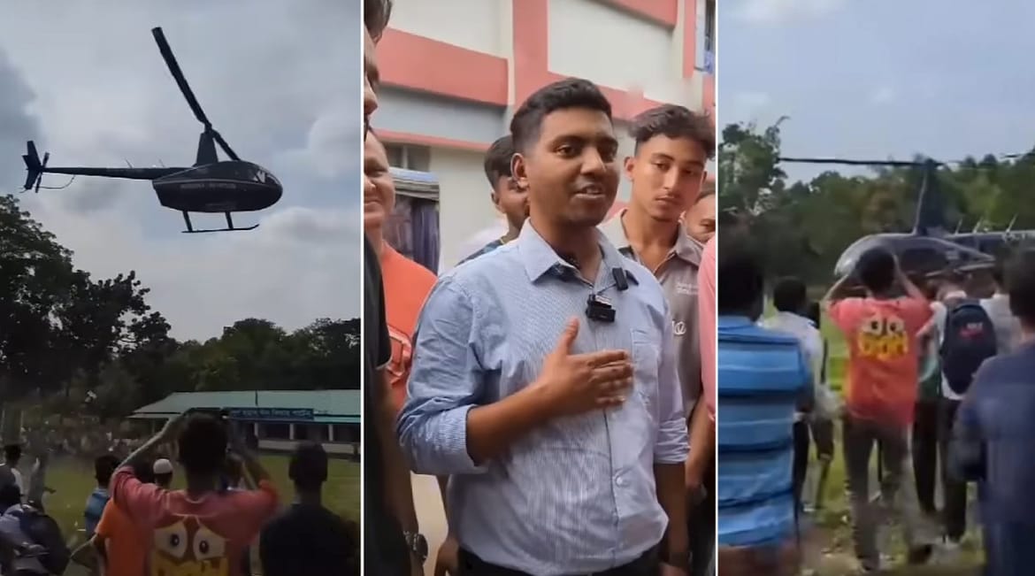 NEKA SELO VIDI Radnik dubrovačke Čistoće vratio se u svoj kraj u stilu i sletio pred rodbinu - helikopterom!