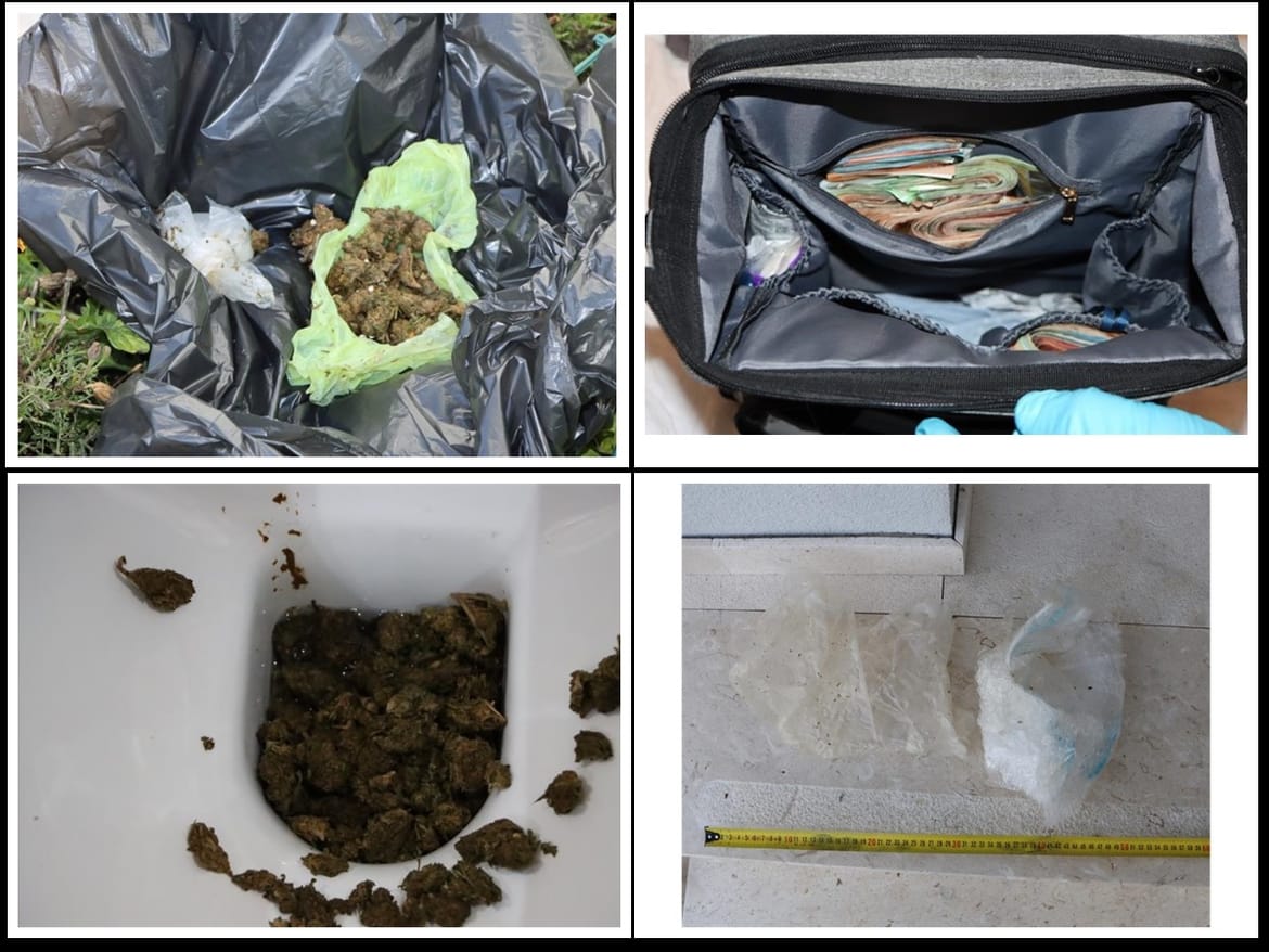 NAGOVORIO JE SUPRUG Kod Cavtata u kanalizacijski sustav istresla kokain i marihuanu