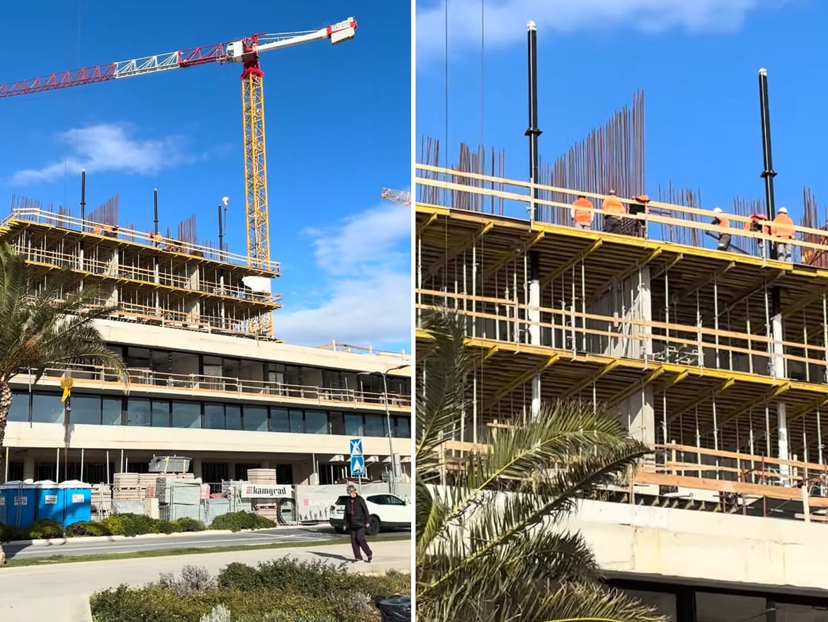 Radovi na splitskom hotelu Marjan napreduju...