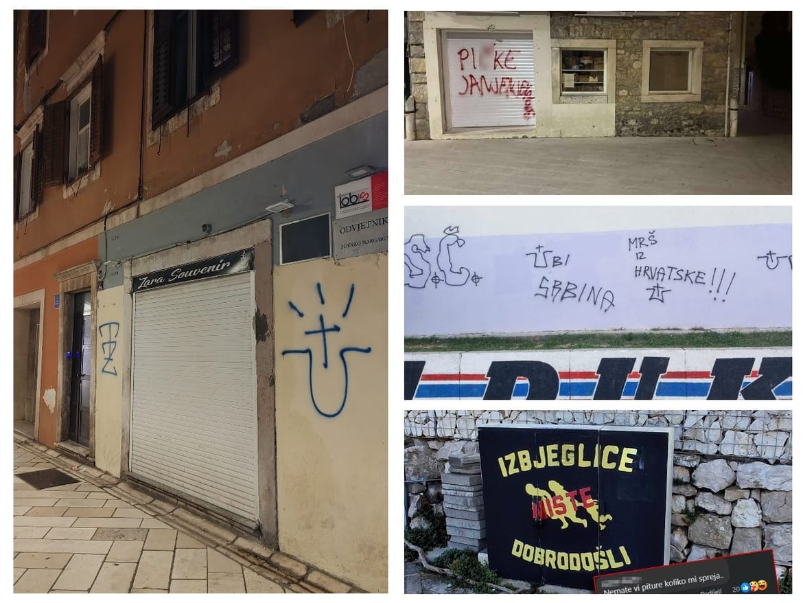 PODIVLJALA DALMACIJA Ovo nije nacistička Njemačka 1933. nego su Split, Rogoznica, Skradin i Zadar 2025. - Slike sramote Hrvatske!