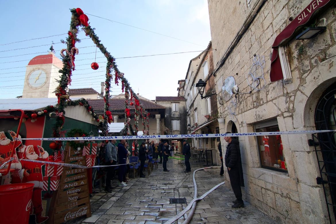 Tip pravio probleme na požarištu u Trogiru, privela ga policija: "Bio je pijan"