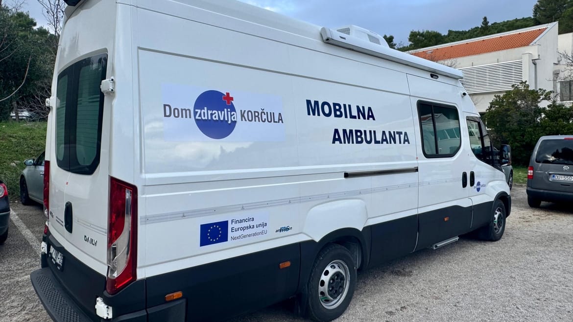 Prva mobilna ambulanta stigla na Korčulu: "Koristit će se uglavnom na Pelješcu"