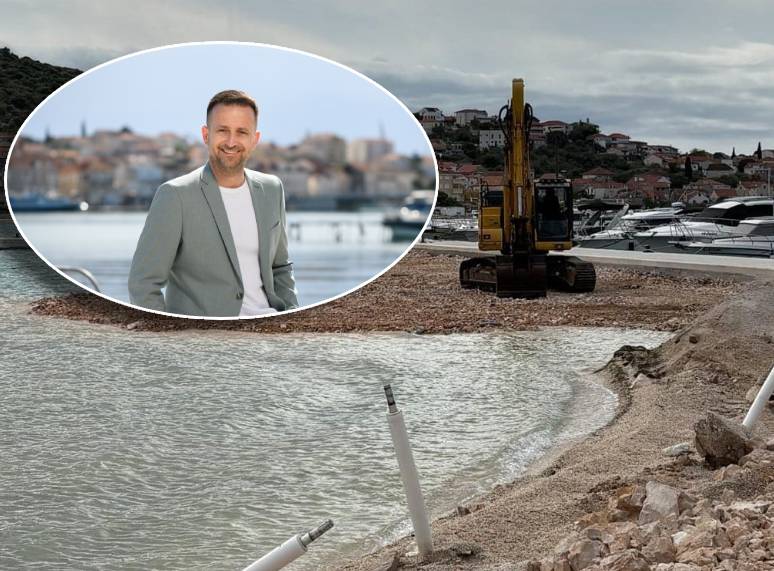 Gradonačelnik Trogira za Morski: "Zbog nedopuštene zemlje privremeno smo zaustavili radove na šetnici, no sad je sve u redu"