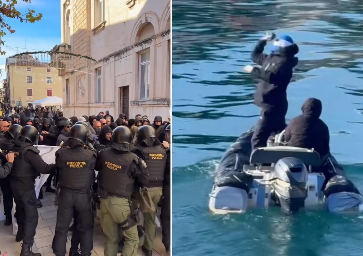 Zadarska policija za Morski HR: "Priveli smo jednu maloljetnu mušku i jednu žensku osobu - Još pregledavamo video zapise!"