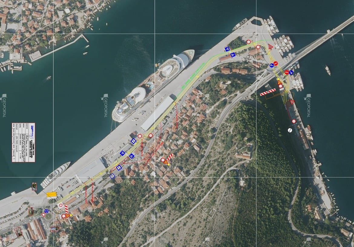 RADOVI U KOMOLCU Privremena regulacija prometa kod dubrovačkog mosta