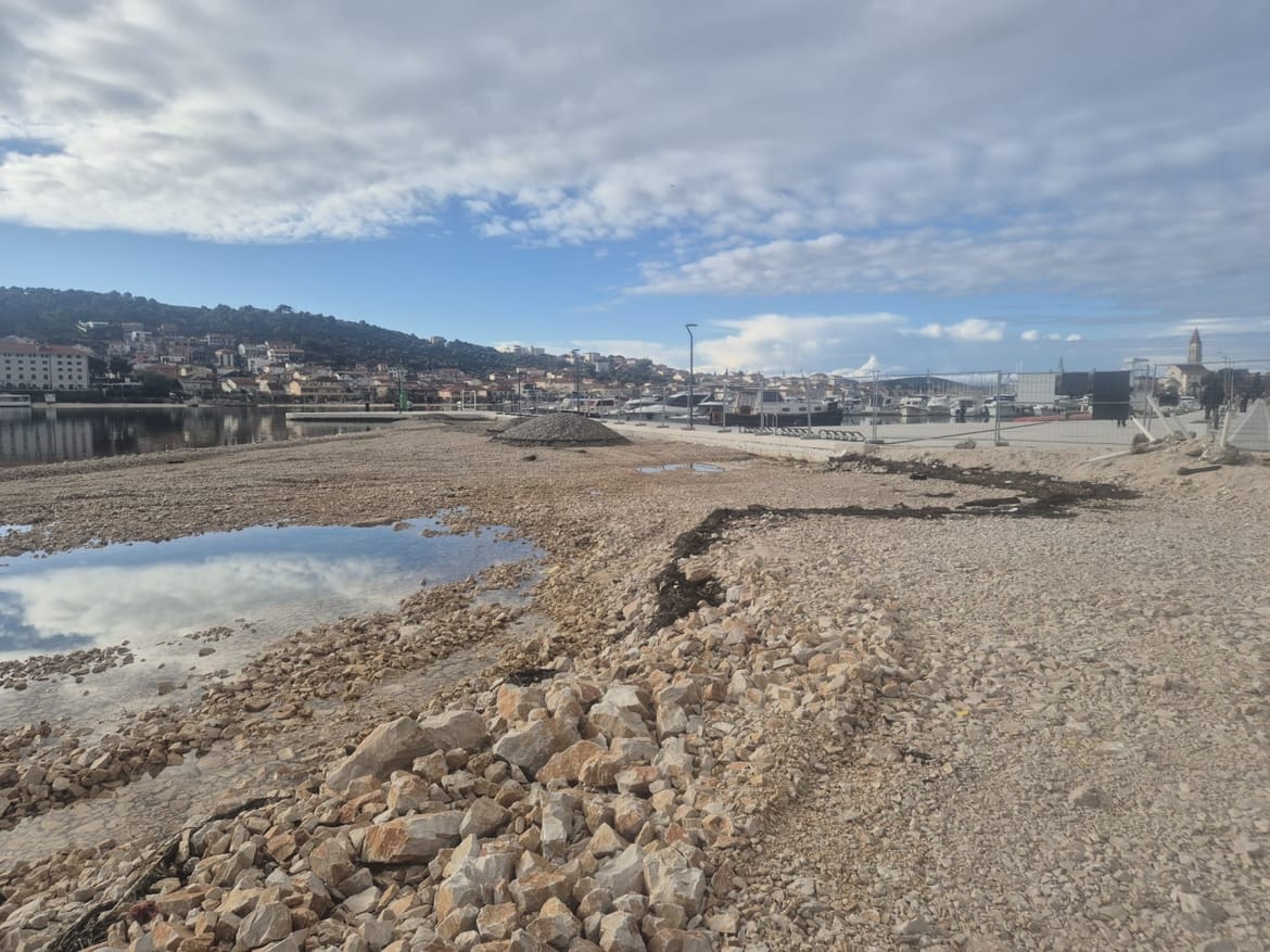 Pet velikih gradilišta u Trogiru: Do ljeta gotova Starčevićeva, park Garagnin i obnova dvorane