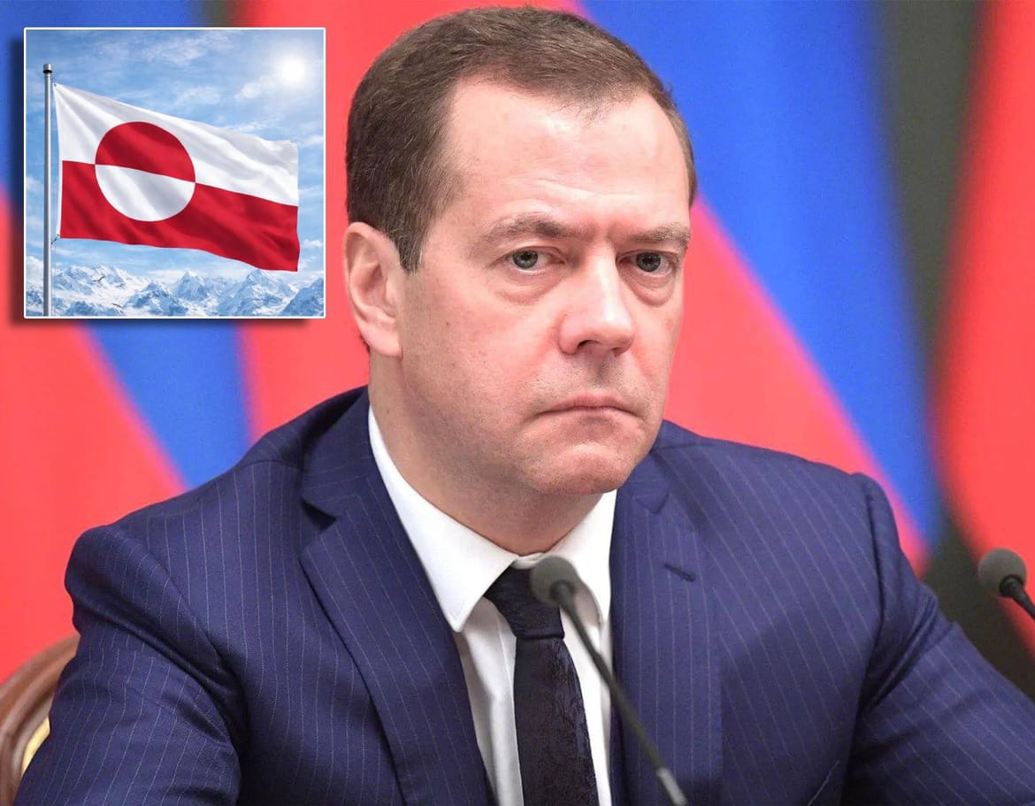 Medvedev o Grenlandu: "Trump treba požuriti da stanovnici ne bi glasali o priključenju Rusiji"