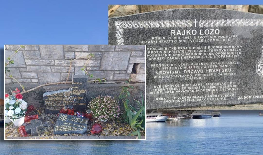 Uklonjena "novo postavljena" sporna ploča u Zadru