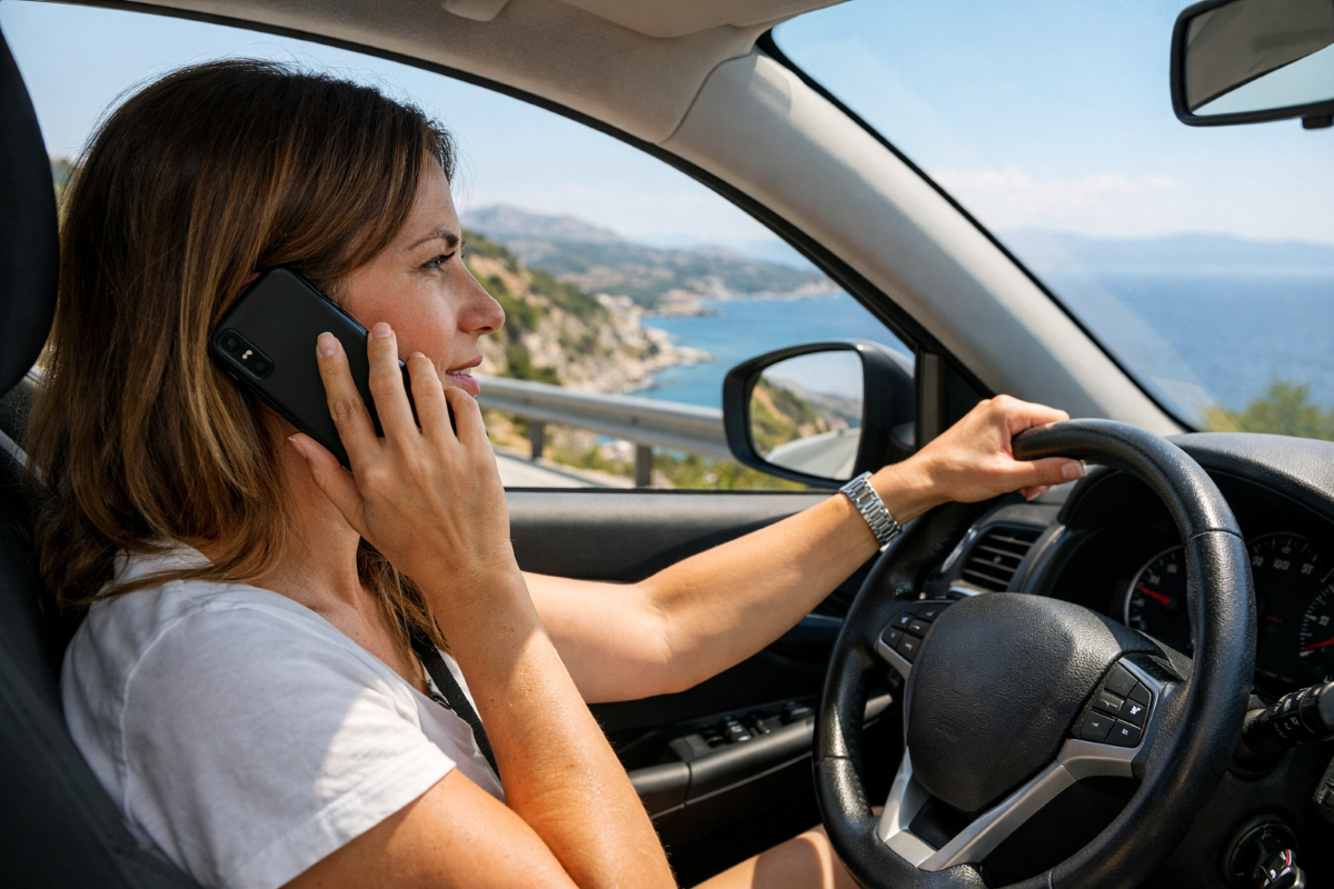 Kod Stona policija zaustavila vozačicu jer nije ispuštala mobitel iz ruke - Pronašli joj travu, pa dobila rekordnu kaznu!