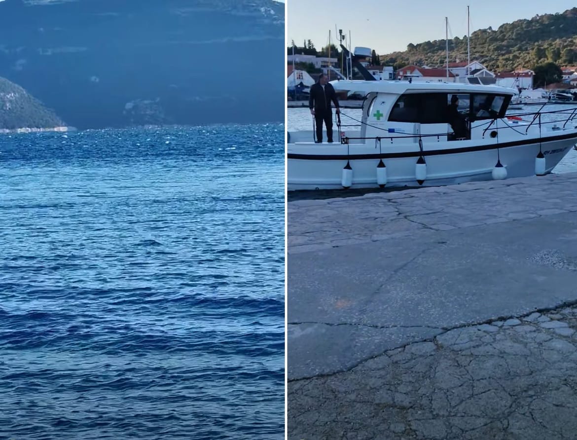 Predsjednik Otočnog sabora objavio video: "Brod apoteka uplovio na Veli Iž i po ovakvim vremenskim uvjetima!"