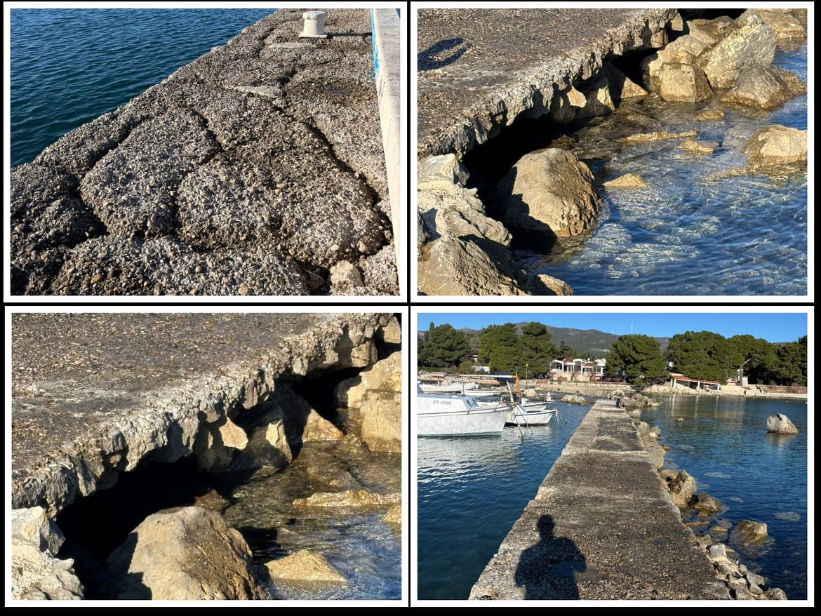 Raspada se stari mul u Kaštel Štafiliću - tko će ga i kada sanirati?