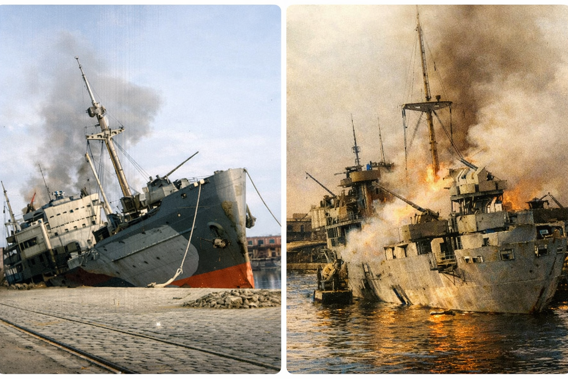 Galebu nije prvi put da nastrada u riječkoj luci, 1944. godine potopili su ga saveznici!