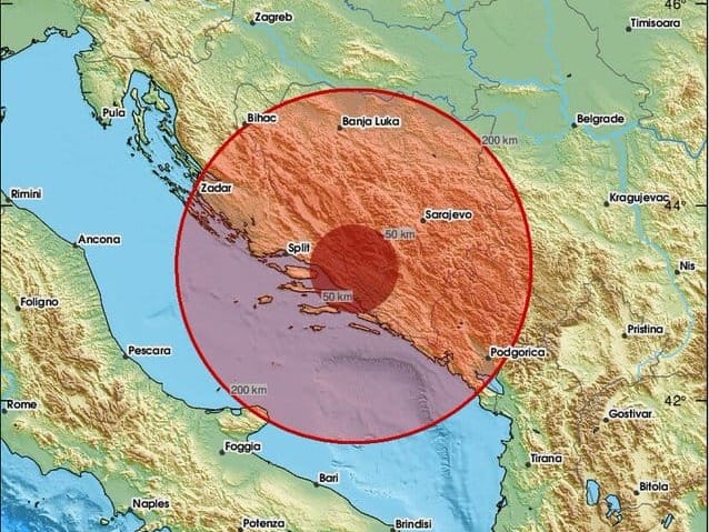 Novi potres zatresao Ploče i Metković