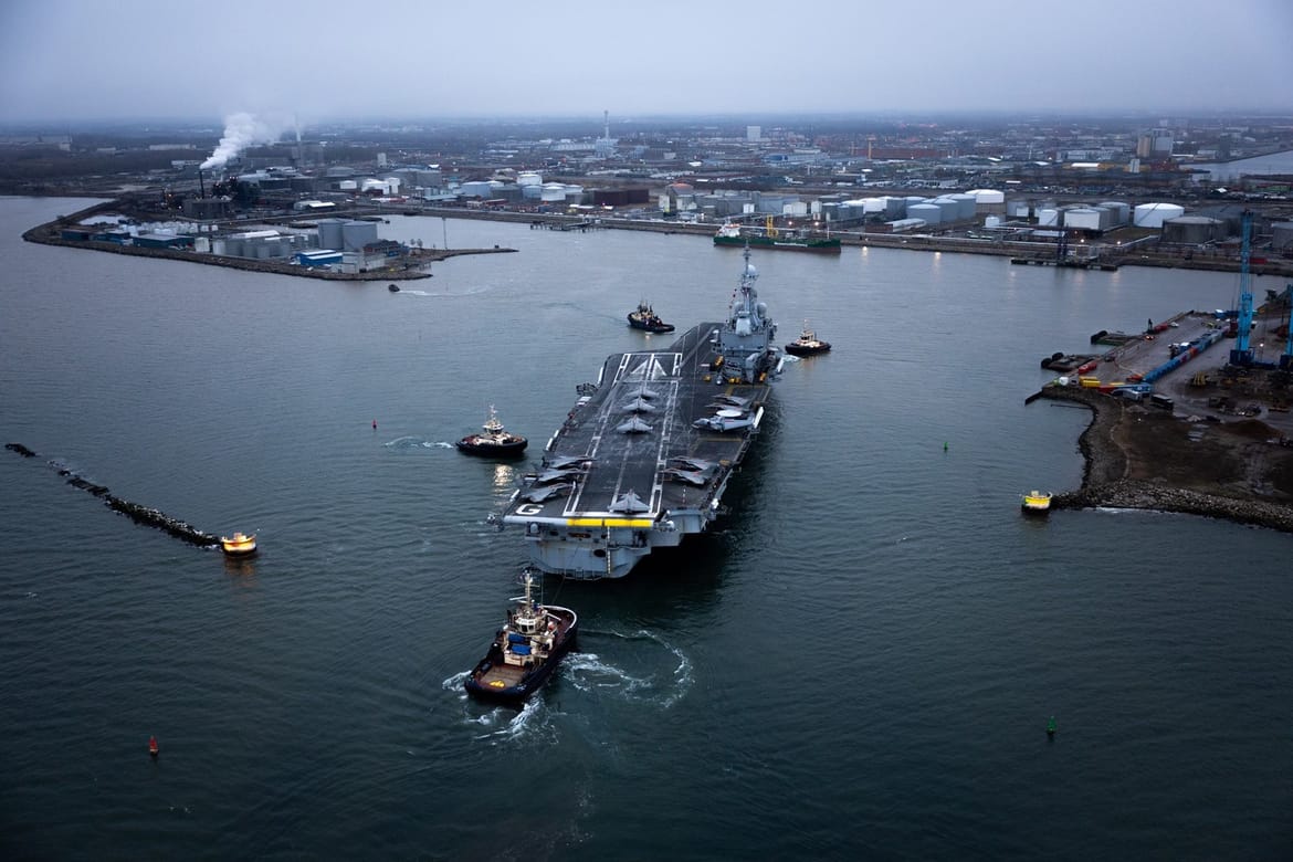 Ruski dron približio se zapovjednom brodu francuske mornarice?!