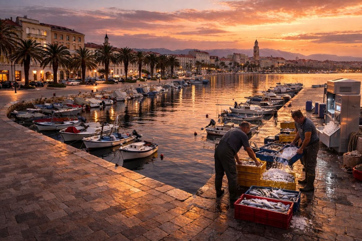 Zbog ledomata na splitskoj Matejuški javili se i ribolovci: "Neće biti na sredini šetnice, već uz rub i nije predviđen za piće"