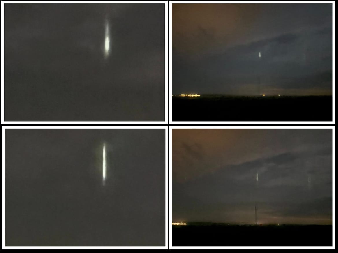 Misteriozna svjetla nad Pagom: "Bilo ih je više, a ovo je snimljeno u mjestu Košljun, prema Viru". Saznali smo o čemu se radi!