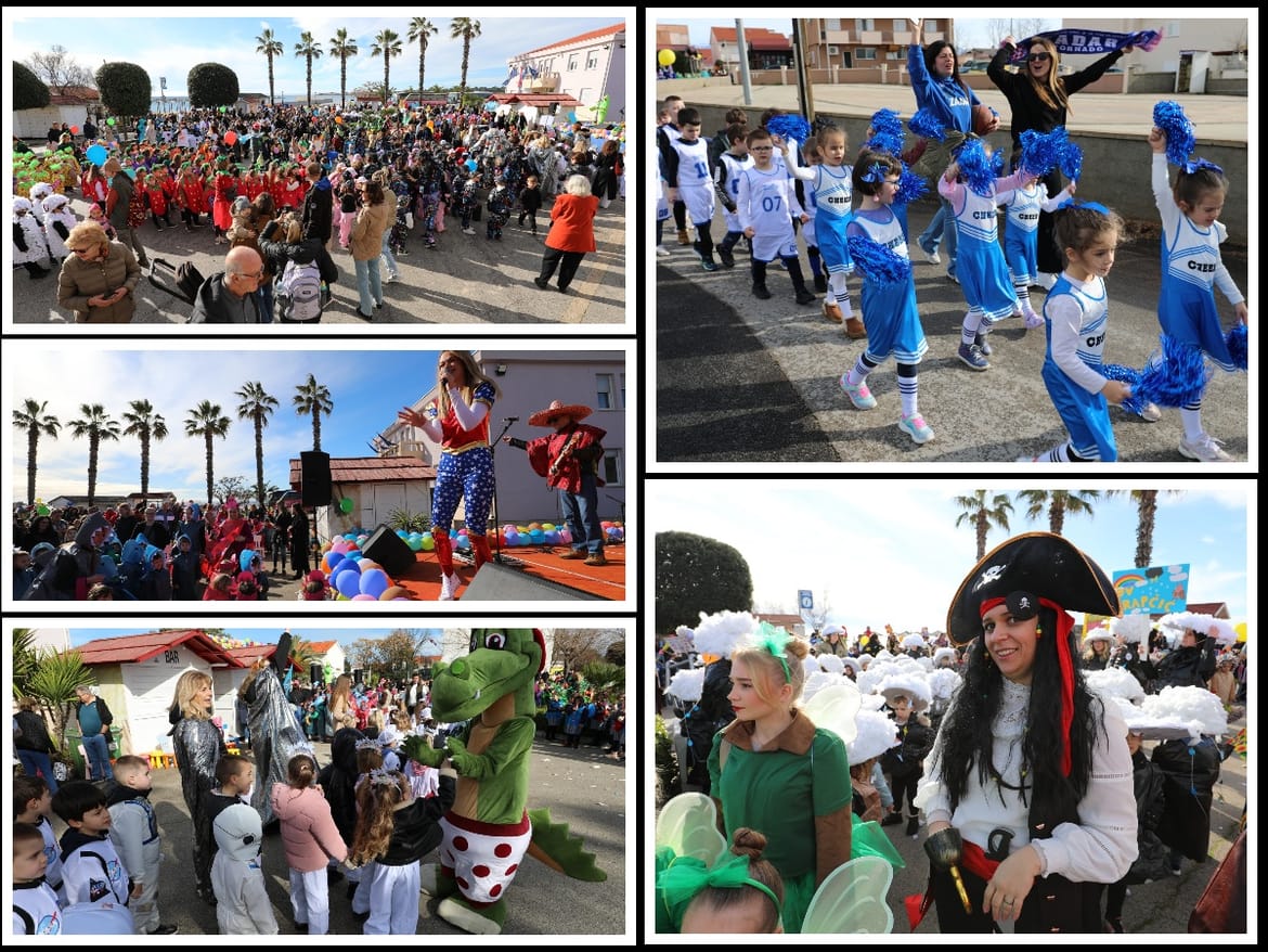 NAJMASOVNIJE OKUPLJANJE MALIH MAŠKARA Deveto izdanje Dječjeg karnevalića u Viru