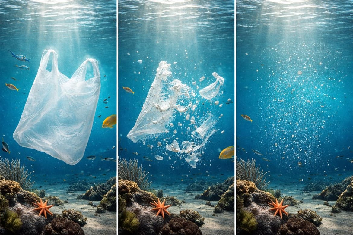 PLASTIKA I MORE Vrećica koja nestaje u moru - još uvijek san ili uskoro stvarnost?