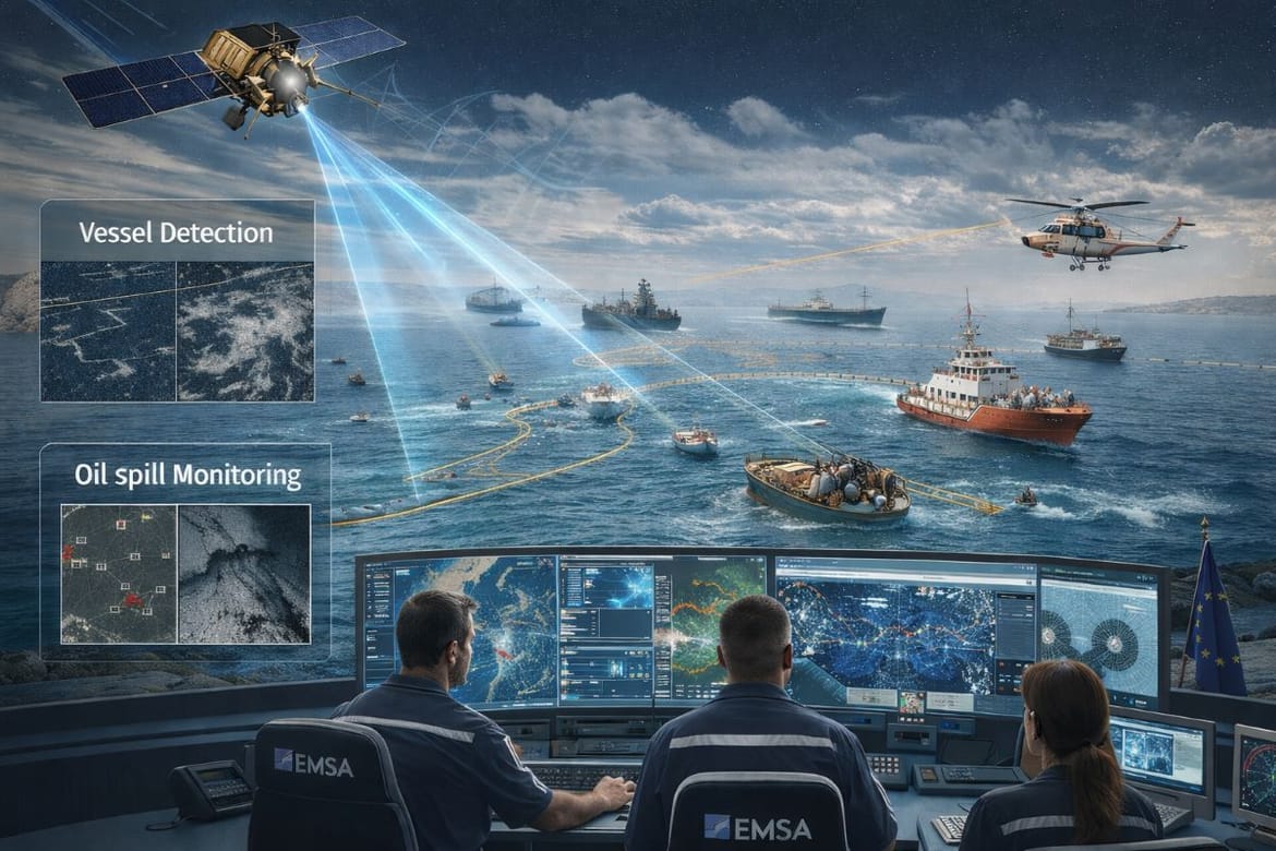 Copernicus Maritime Surveillance (CMS): Tehnološka podrška pomorskoj sigurnosti i nadzoru mora