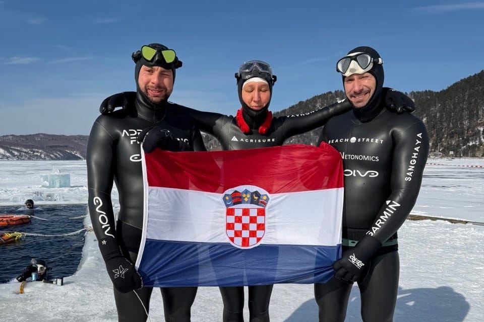 Hrvatski ronioci u ekstremnim uvjetima opet rekordni: "Čak i štipaljka za nos se zaledi pa je ne možeš skinuti s nosa!"