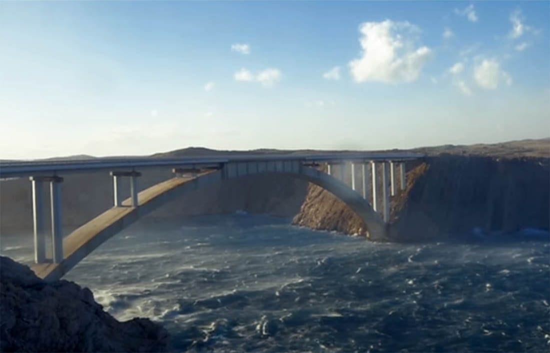 Zbog olujne bure, problemi u prometu u podvelebitskom području