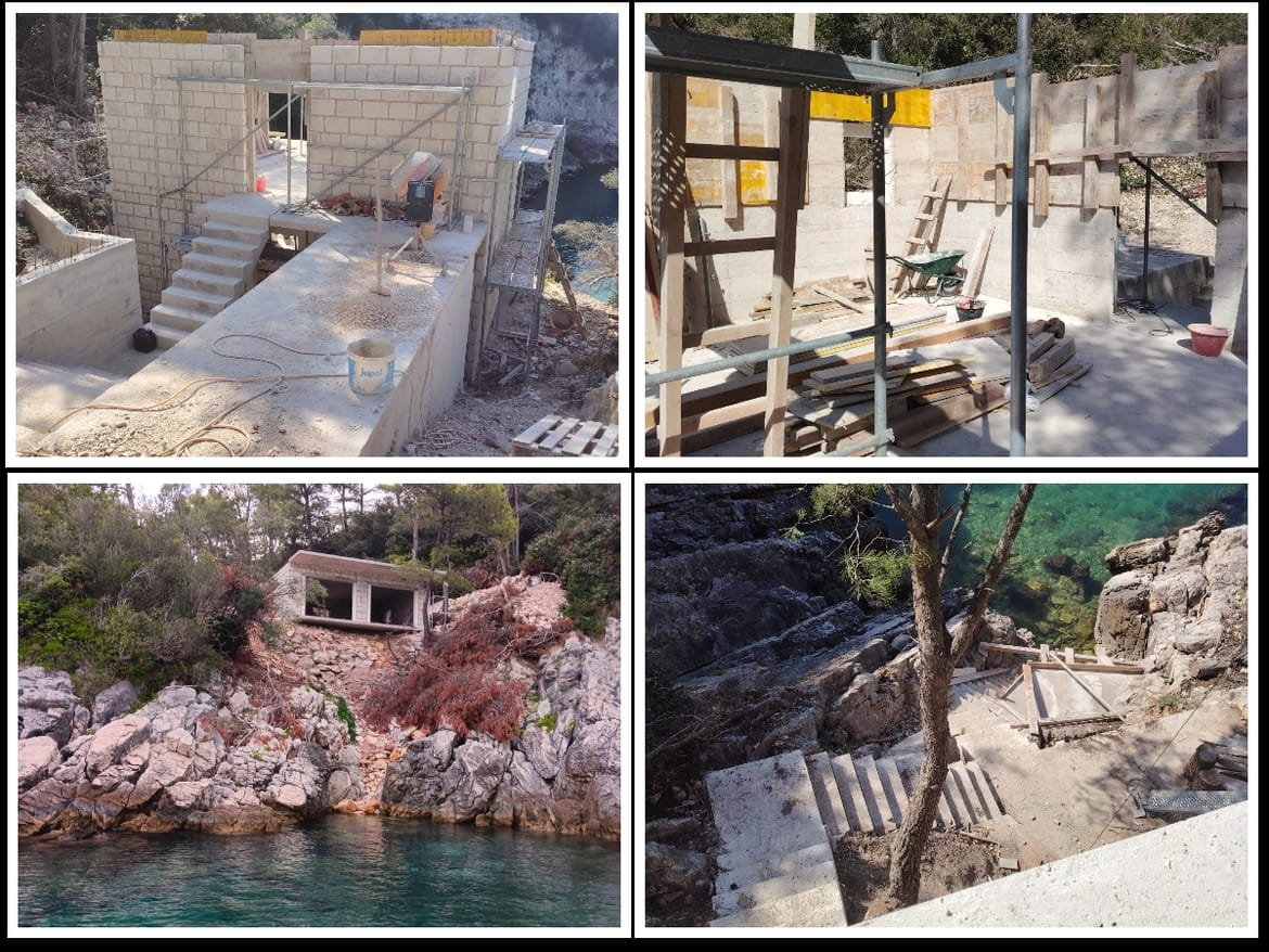 ŠOLTA "Novo - staro" bespravno divljaštvo na pomorskom dobru - Zašto preko pola godine inspekcija nije reagirala?