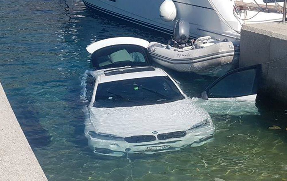 LETEĆI AUTOMOBILI U ZADRU Treće slijetanje u more u samo nekoliko dana