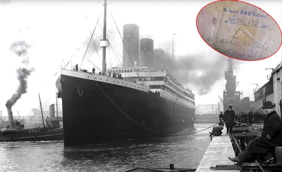 Pismo s Titanika prodano na aukciji za rekordnih 1,1 milijun kuna