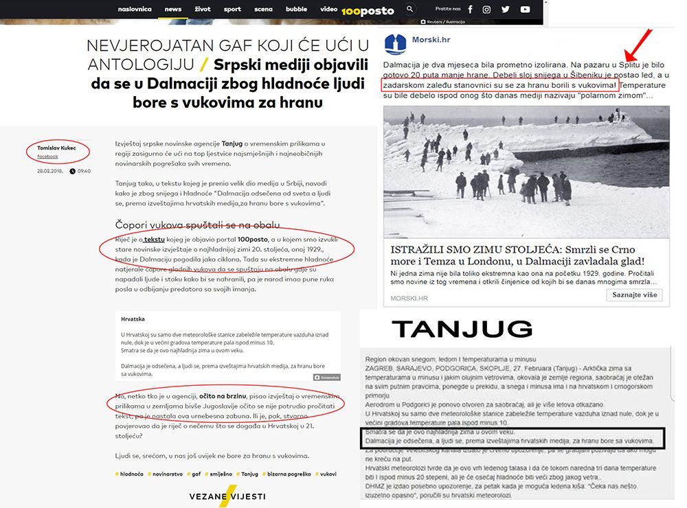 Morski.hr u borbi s velikima: Tanjug lažirao vijest, a portal 100 posto prepisao i potpisao sebe