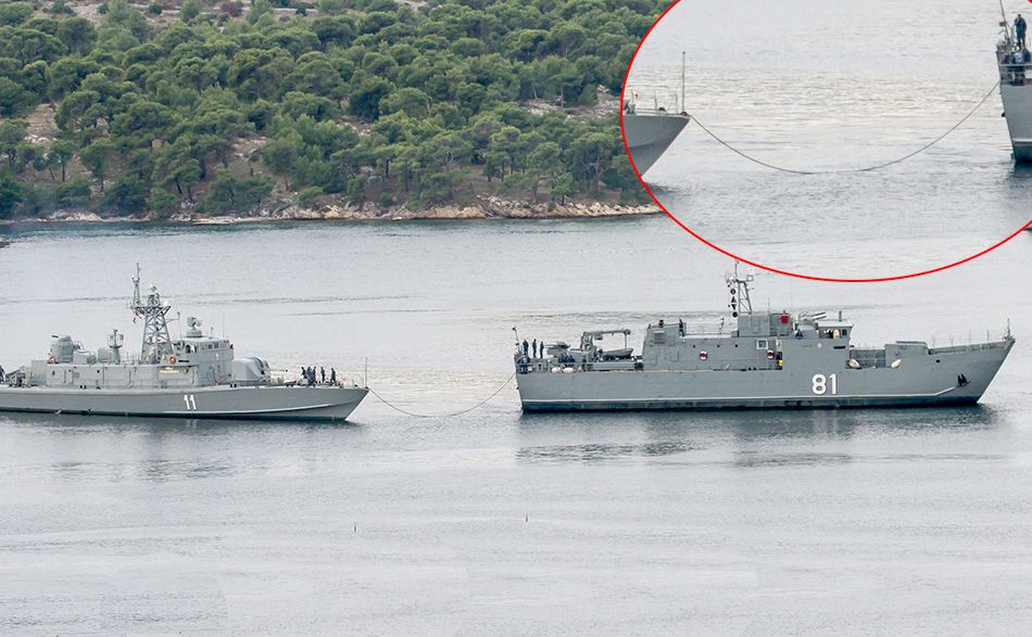 SKANDAL U HRM-u: Nakon vojnih vježbi, topovnjače vuku konopima