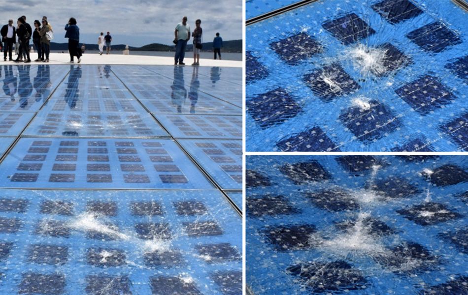 Muškarac porazbijao nedavno obnovljen pozdrav Suncu