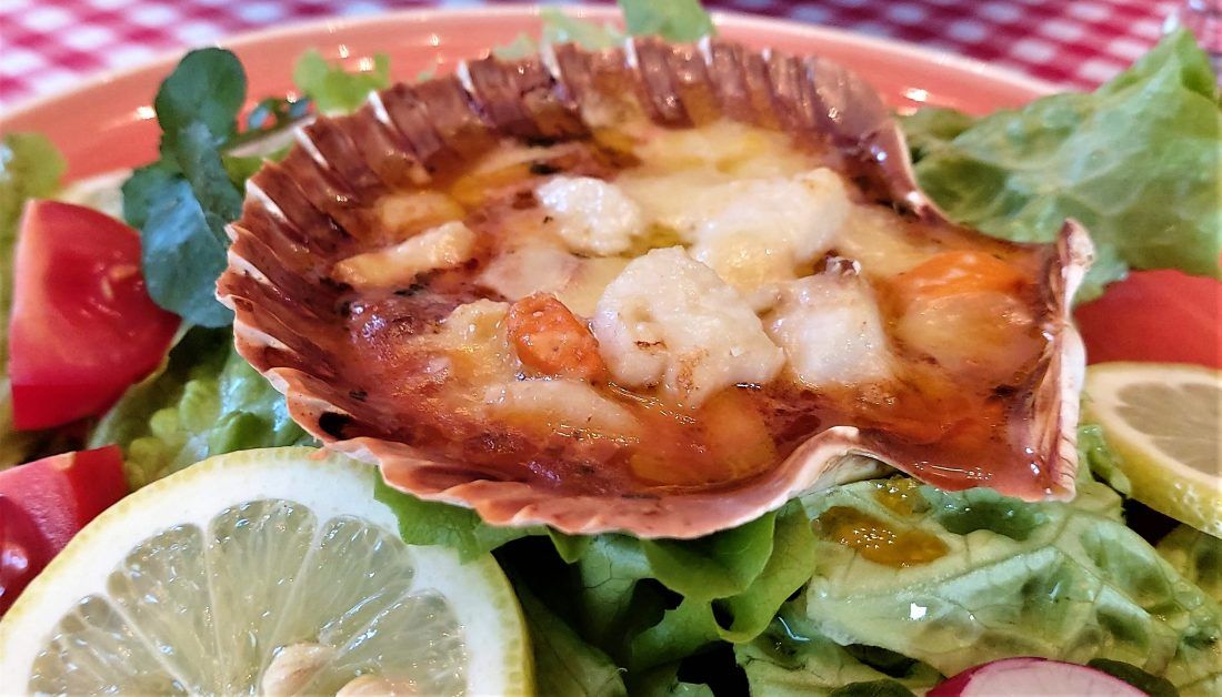 ŽELINA KUŽINA Gratinirane jakobove kapice (St. Jacques)