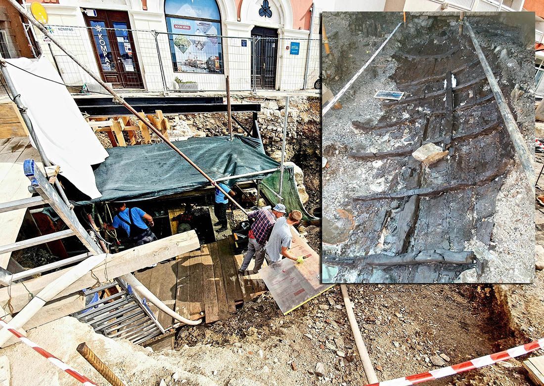 VELIKO ARHEOLOŠKO OTKRIĆE Ispod rive u Poreču pronađen rimski šivani brod star gotovo 2000 godina