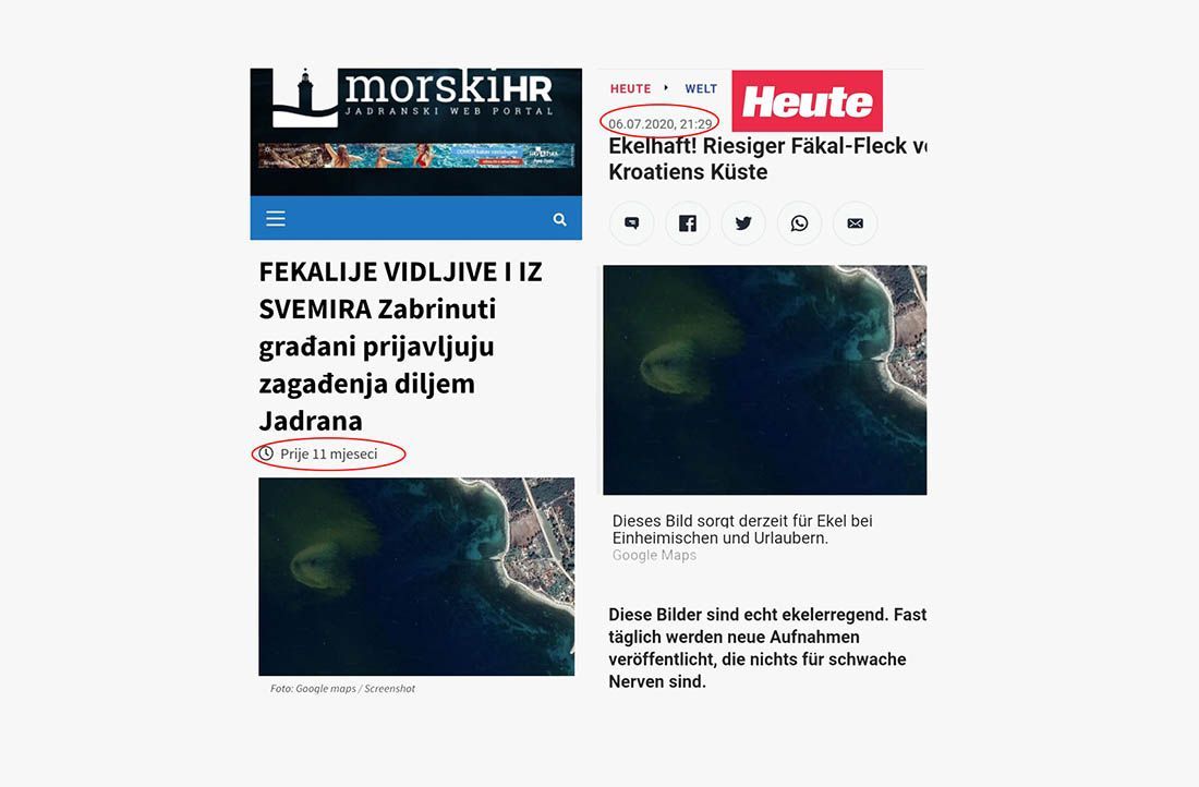 FAKE NEWS Austrijski portal plaši goste godinu dana starom viješću s Morskog HR