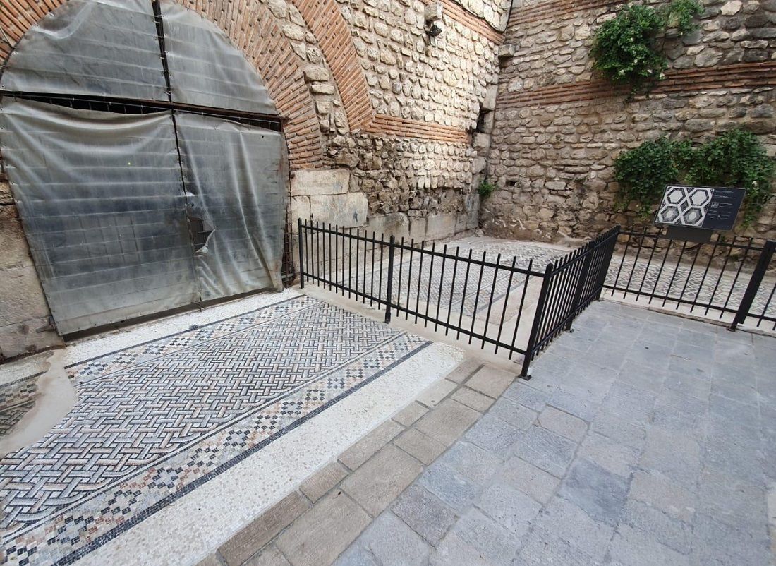 SPLIT Rekonstrukcijom odvodnje, spasili kasnoantički mozaik, jedan od najznačajnijih u Dioklecijanovoj palači