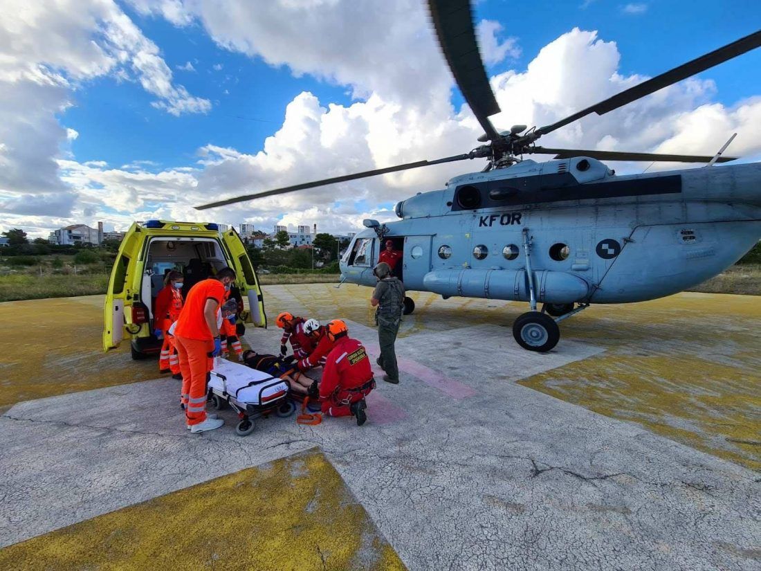 SPAŠAVANJE S OTOKA U KORNATIMA Na muškarca je pao veliki kamen