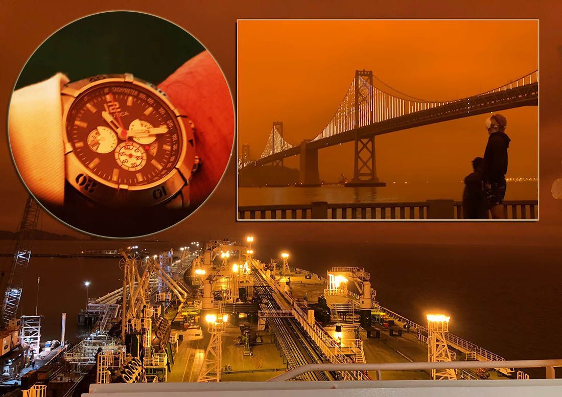 PODNE U SAN FRANCISCU Hrvatski pomorac opisuje: “Totalni mrak, ni zraka sunca ne prolazi!”