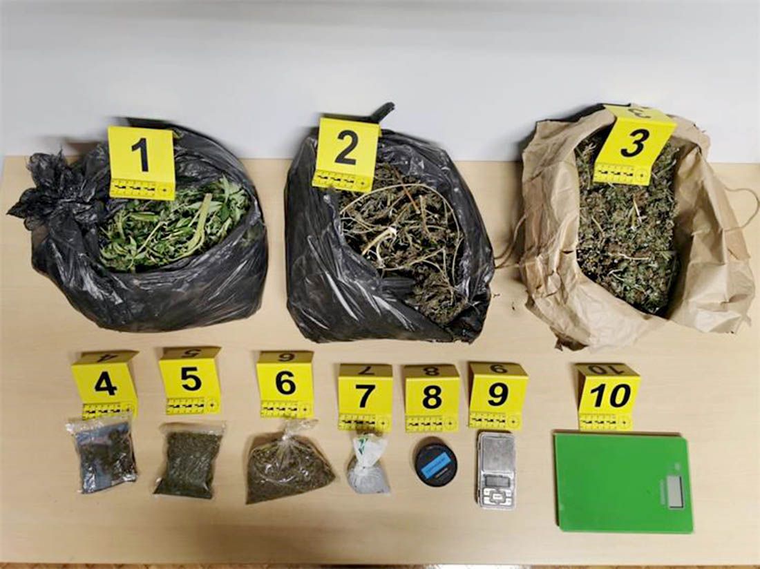 U Hvaru i Splitu pronađeno i oduzeto preko 4.5 kilograma marihuane