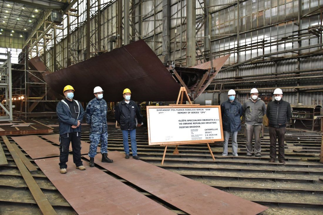 U Brodosplitu položene kobilice za još dva obalno-ophodna broda