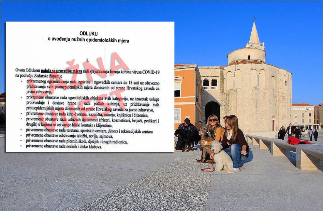 U Zadru netko lažirao “mjere” Civilne zaštite, građani upozoreni: “Ne nasjedajte”