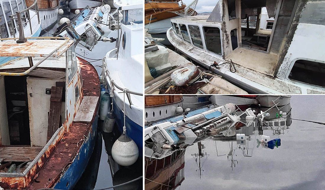 FOTO Tko je dozvolio groblje brodova i zagađenje mora u Šibeniku?