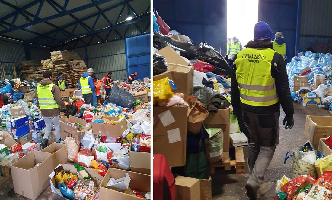 Civilna zaštita iz Tribunja u Glini: “Najviše nedostaje pokrivača, vode, konzervi i kruha…”