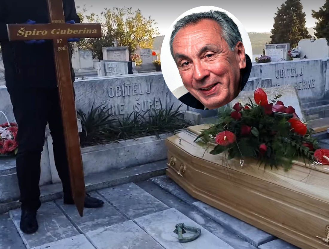 ADIO, LEGENDO Posljednji ispraćaj Špira Guberine: “Vratio se u svoj voljeni Šibenik”